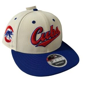 New Era FELT x Chicago Cubs 9FIFTY MLB Butterfly Adjustable Snapback Hat OSFM